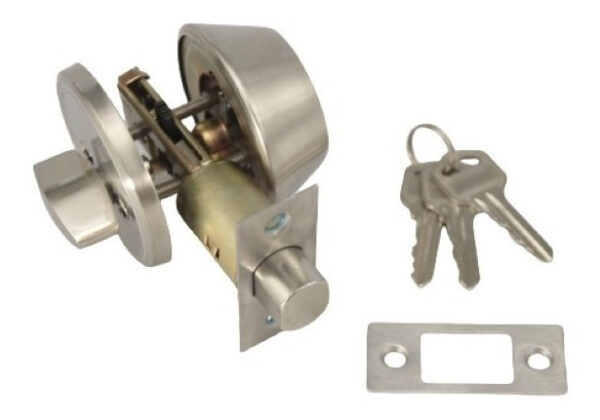 Cerrojo Cerradura Pasador Mariposa Seguridad A Llave Manilla - Imagen 1