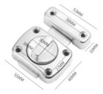 Cerradura Pasador Giratorio Tipo Mariposa Acero Inoxidable - Imagen 7