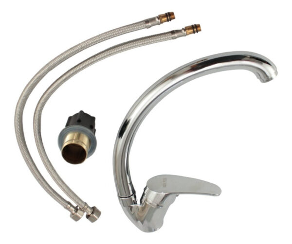 Grifo/grifería Monomando Para Fregadero Cuello Cisne | Zio - Imagen 1