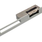 Hembrilla Eléctrica Placa Larga Puerta Cerradura 12v