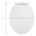 Tapa Asiento Poceta De Baño Sanitario Wc Plástico Resistente - Imagen 2