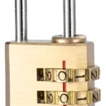 Candado De Combinacion De 3 Dígitos 20 Mm Security - Imagen 2