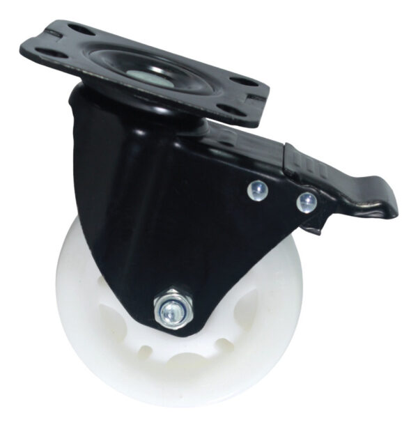 Rueda Giratoria Freno 5pLG Industrial Mueble Acero 280kg - Imagen 1
