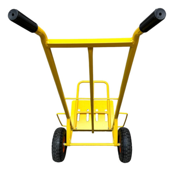 Carretilla Carrucha 2 Ruedas Macizas 10pLG Soporte De 180kg - Imagen 6