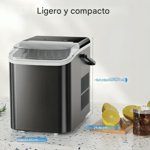 Máquina Hielo Fabricador Hielera 110v 125w 1.2 Litros Cómoda - Imagen 3