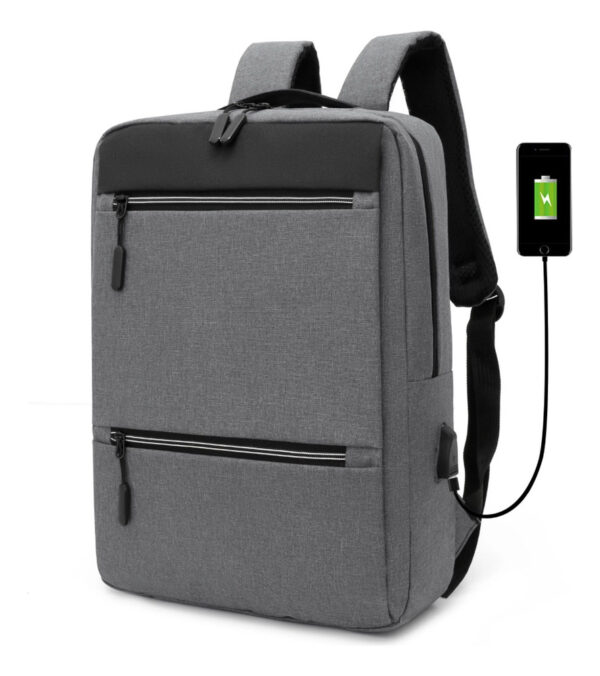 Bolso Mochila Morral Con Puerto Carga Usb Para Tablet Laptop - Imagen 1