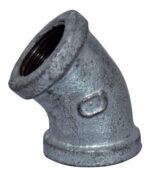 Conexión Codo Galvanizado De 1/2 X 45 Grados