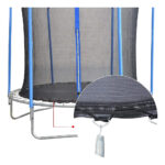 Trampolín Cama Elástica 2.44mts Brinca Malla Seguridad - Imagen 2