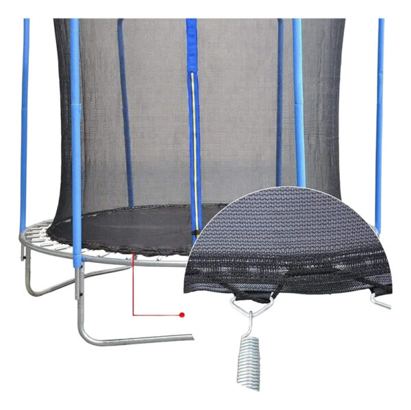 Trampolín Cama Elástica 2.44mts Brinca Malla Seguridad - Imagen 2