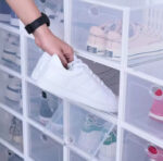 Caja Organizadora Apilables Plegable Portátil Para Zapatos - Imagen 2