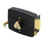 Cerradura Sobreponer Metálica 3 Llaves Cilindro Fijo