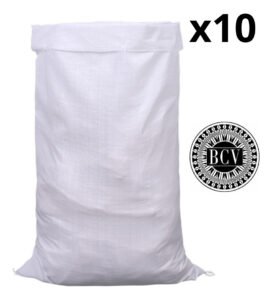 Bolsas Sacos De Escombro Tejidas 60kg 50x85cm X 10 Unidades