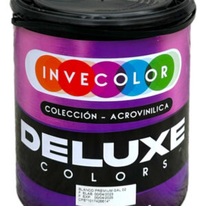 Pintura Blanco Mate Lavable Galón Clase A Deluxe