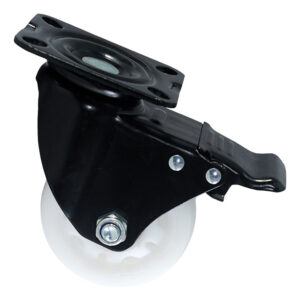 Rueda Giratoria Freno 4pLG Industrial Mueble Acero 200kg