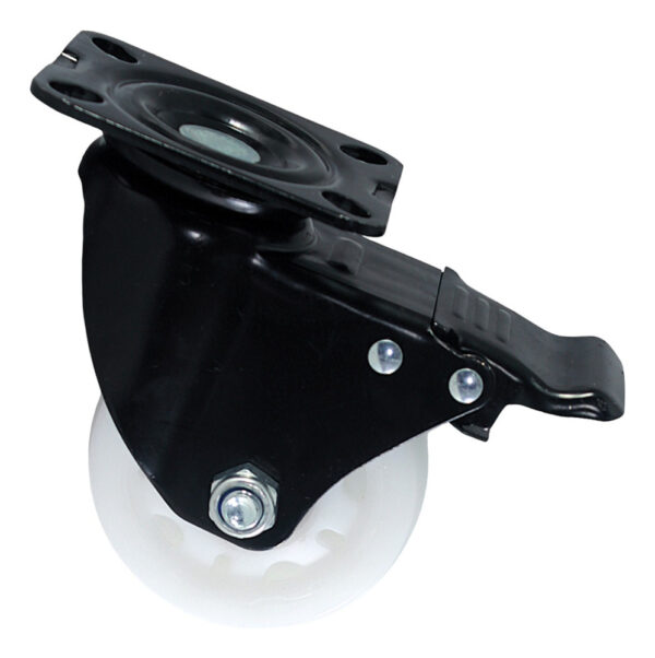 Rueda Giratoria Freno 4pLG Industrial Mueble Acero 200kg - Imagen 1