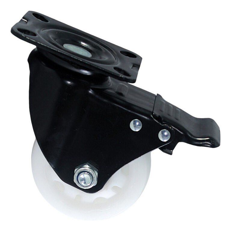 711911-MLV91349664460_092025 Rueda Giratoria Freno 4pLG Industrial Mueble Acero 200kg - Imagen 1