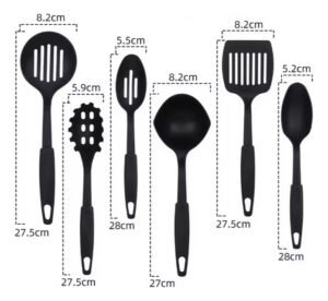Juego De Cucharones Individual Cocina Removedores Plásticos - Imagen 3