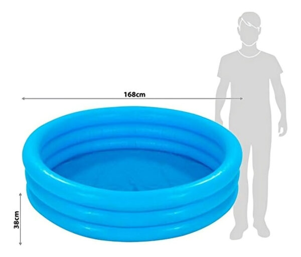 Piscina Inflable Circular 168x38cm Familiar Niños Bebes - Imagen 2