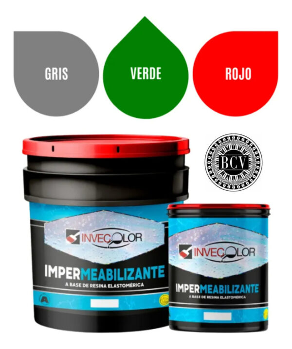 Impermeabilizante Cuñete 4 Galones Resina Elastométrica A+ - Imagen 1