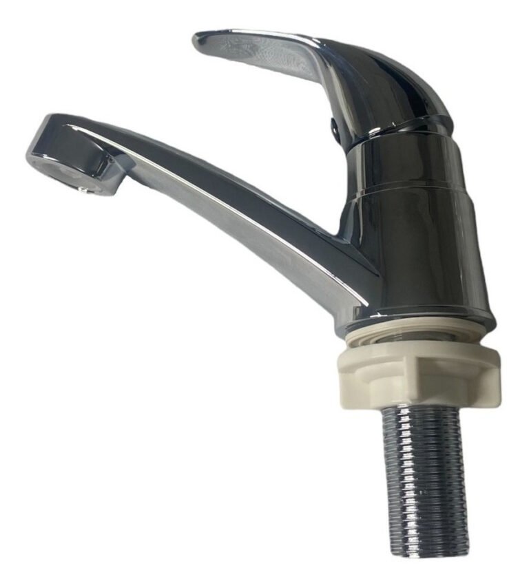 Llave Grifo Para Lavamano Baño Individual Cromada Tipo A Plateado Cromado - Imagen 3