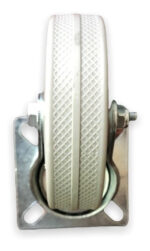 Rueda Continental Industrial Giratoria Gris Con Base 3pLG - Imagen 2