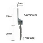 Parabichos Zocalo Para Puerta Metal Y Goma Incluye Tornillos - Imagen 2