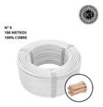 Cable N° 8 Thw Awg Pvc 100% Cobre 600v 75°c 100mts
