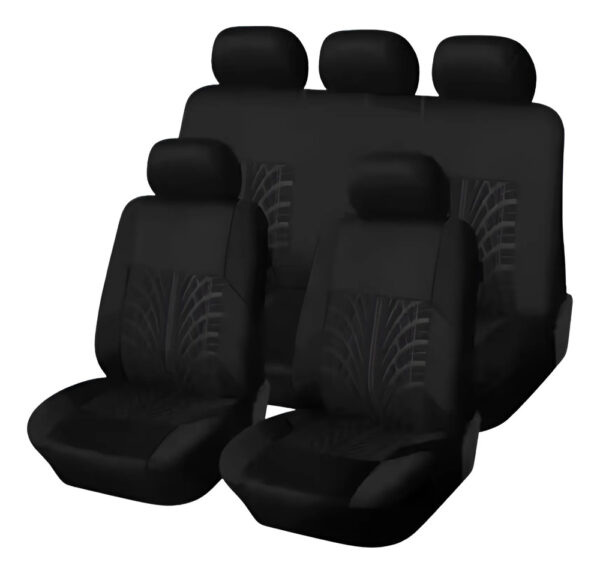 Forro De Asiento Universal Para Vehículo Negro Carro - Imagen 1