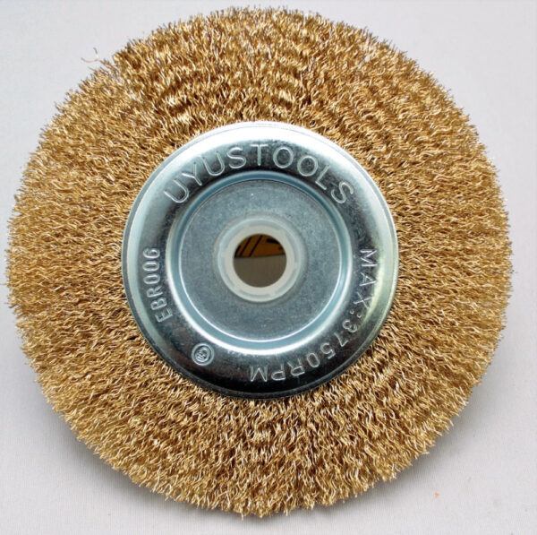 Cepillo Alambre Circular 6pLG Esmeril De Banco - Imagen 2