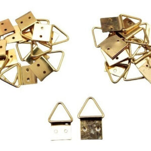 Gancho Para Cuadro 1 Y 1/2 Pulagada Latonado X 4 Unidades