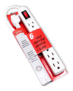 Regleta Multitoma Eléctrica De 6 Tomas Con Apagador - Imagen 2