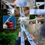 Navaja Suiza Cuchillo Táctico Alicate Multiherramienta - Imagen 6