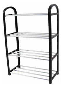 Zapatera Organizador 4 Niveles Metálica Armable 12 Pares