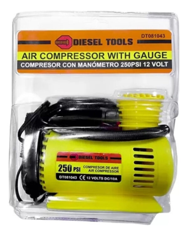 Compresor De Aire Portátil Inflador De Caucho 250psi 12v - Imagen 4