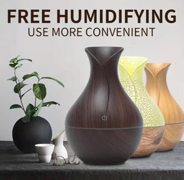 Humidificador Difusor Aromas Aceites Esenciales Usb Led - Imagen 3