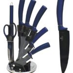 Set Cuchillos Cocina 8 Piezas Base Elegante Acero Inoxidable
