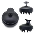 Cepillo Peine Masajeador De Silicona Para Cuero Cabelludo