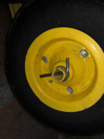 Rueda Caucho Para Carretilla Carrucha Macizo 10pLG - Imagen 6