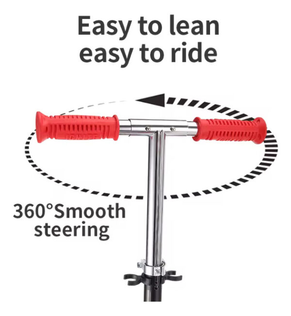 Monopatín Scooter Niño Adolescente Metálica 100kg Ajustable - Imagen 3