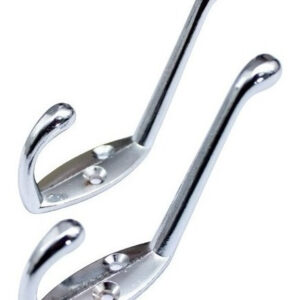 Gancho Para Ropa De Acero Para Pared X 2 Unidades