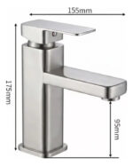 Grifo Griferia Llave Lavamanos Monomando Agua Fría/caliente - Imagen 8