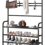 Perchero Ropa Zapatera Multifuncional Organizador 4 Niveles