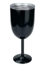 Copa De Acero Inoxidable Térmica Tapa Antiderrame Vino 12oz - Imagen 2