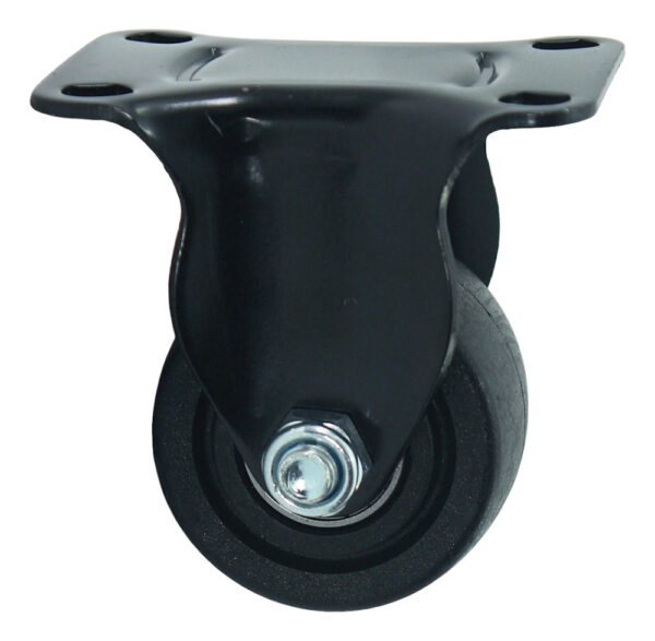 Rueda Fija 2pLG Industrial Mueble Base Acero 80kg - Imagen 1