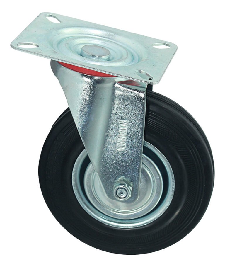 749761-MLV81836151229_012025 Rueda Continental Industrial Giratoria 5 Pulgadas Con Base - Imagen 1