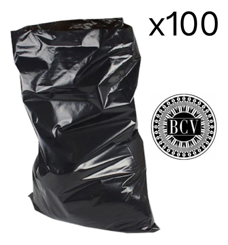 751088-MLV91139569456_092025 Bolsa De Basura Negra Plástica 200 L 120cmx90cm Pack 100und - Imagen 1