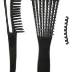 Peine Detangle Brush Cabellos Estética Abundantes Liso Afro