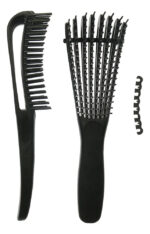 Peine Detangle Brush Cabellos Estética Abundantes Liso Afro