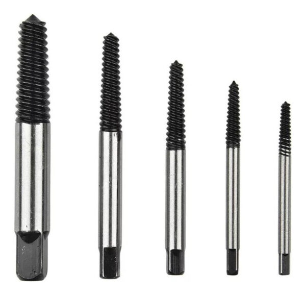 Juego Kit Extractor De Tornillos Pernos De 5 Piezas - Imagen 3
