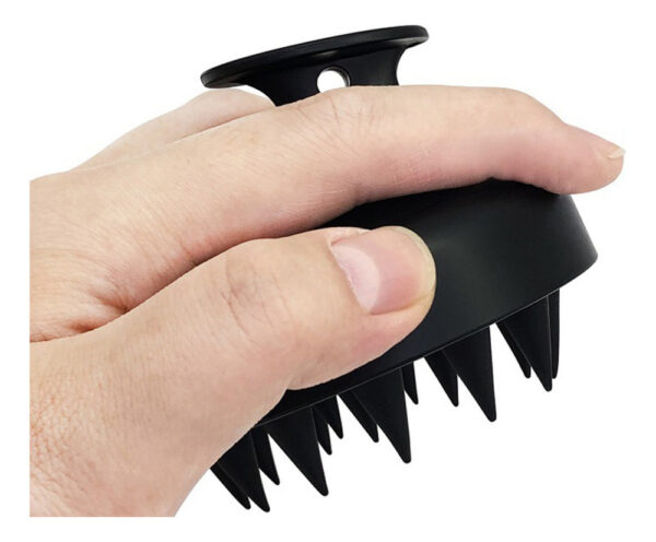 Cepillo Peine Masajeador De Silicona Para Cuero Cabelludo - Imagen 2